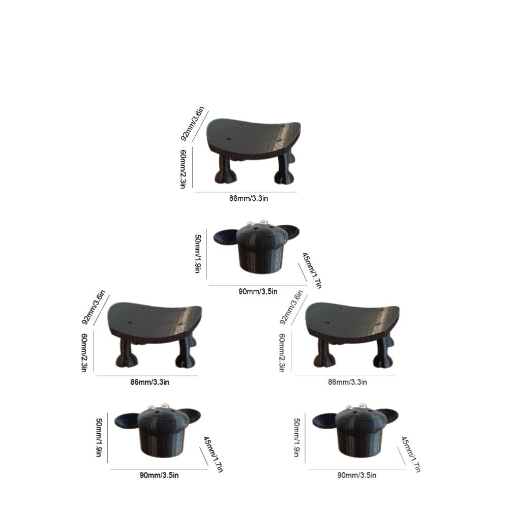 Sheep Toilet Paper Holder Household Resin Lovely Sheep Tissue Box Stackable for Home Bathroom Bedroom Vanity Night Stands