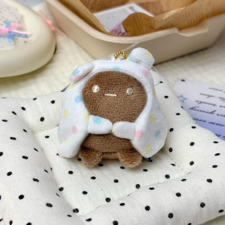 Animal Plush Dolls: Cats, Penguin, Pork Cutlet, and Bear. Hand-Held Bags & Charms