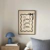 Modern Minimalist Coquette Bow Wall Art Poster Trendy Fashion Aesthetic Girl Poster Dorm Room Bedroom Living Room Home Decor