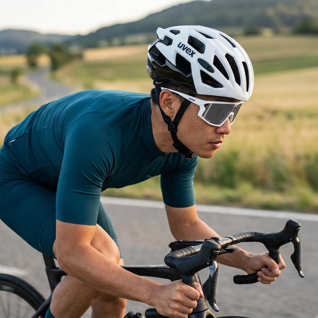 uvex Skyryse V Sports Photochromic for Black Matte Sunglasses, Mirror, Anti-Fog, Lightweight, Running/Cycling/Outdoor Use,