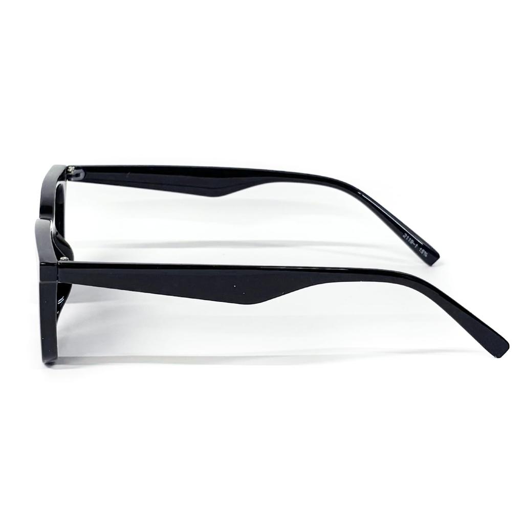 FashionBerry Black and Smoke Square Sunglasses with UV Thick Black 3 and Colored Lenses for Men and Stylish and Lightweight Design for the the and