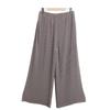 Shiz Madam Side Shirring Volume Pleats Wide Wrap Pants P92048