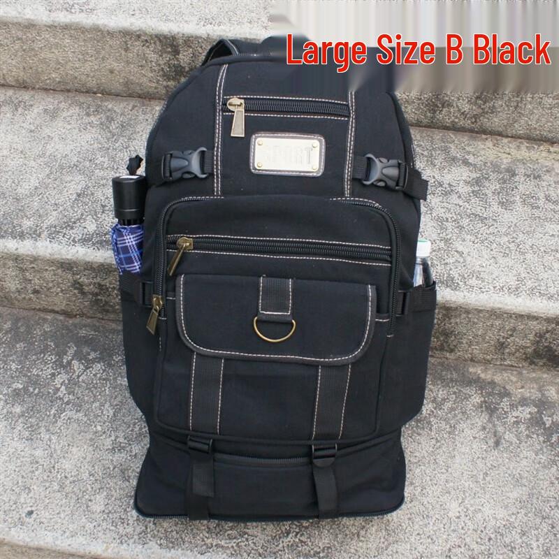 Kurenqi Outdoor Canvas Travel Backpack