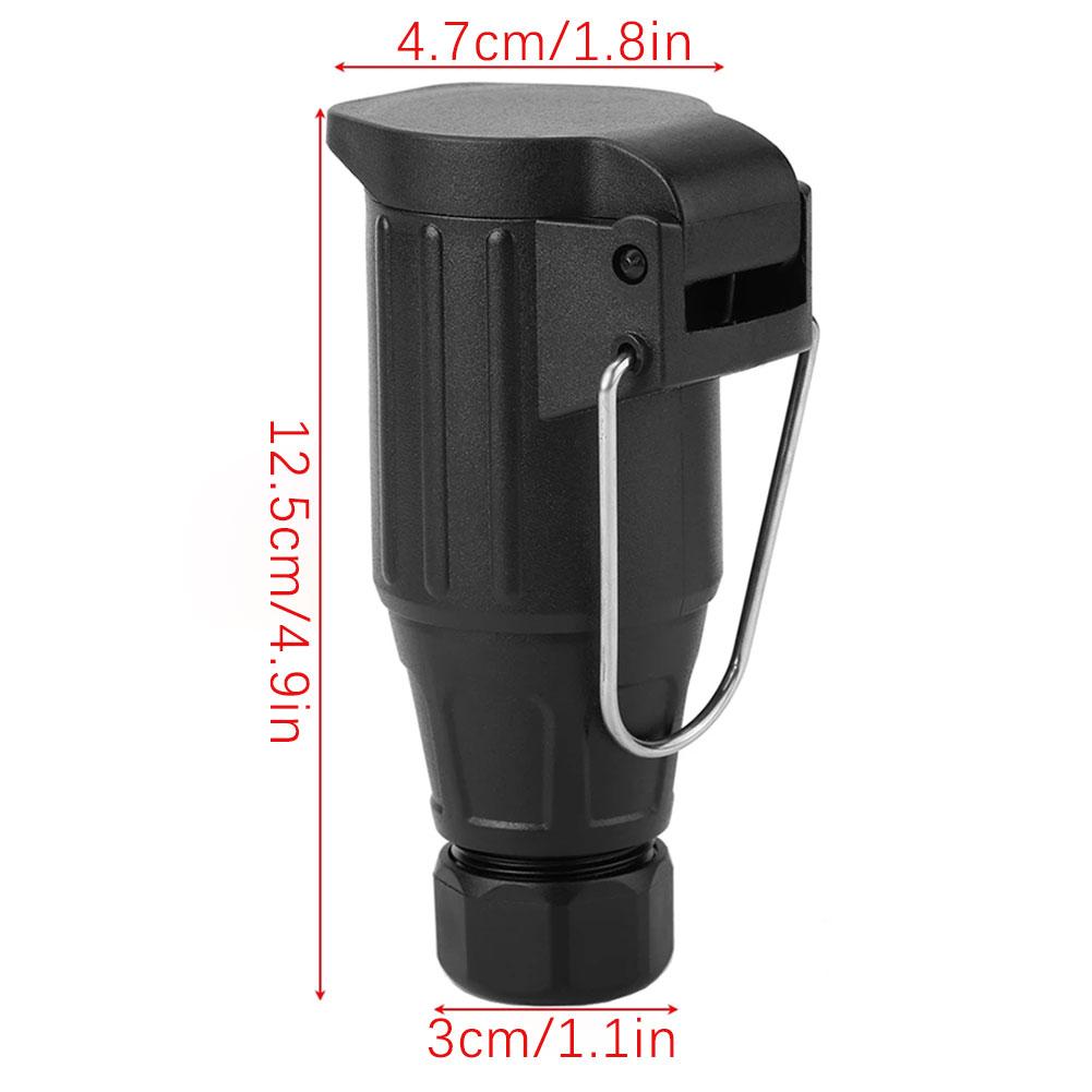 13 Pin Plastic Trailer Plug Socket Universal Tow Bar Trailer Socket For Car Truck RV