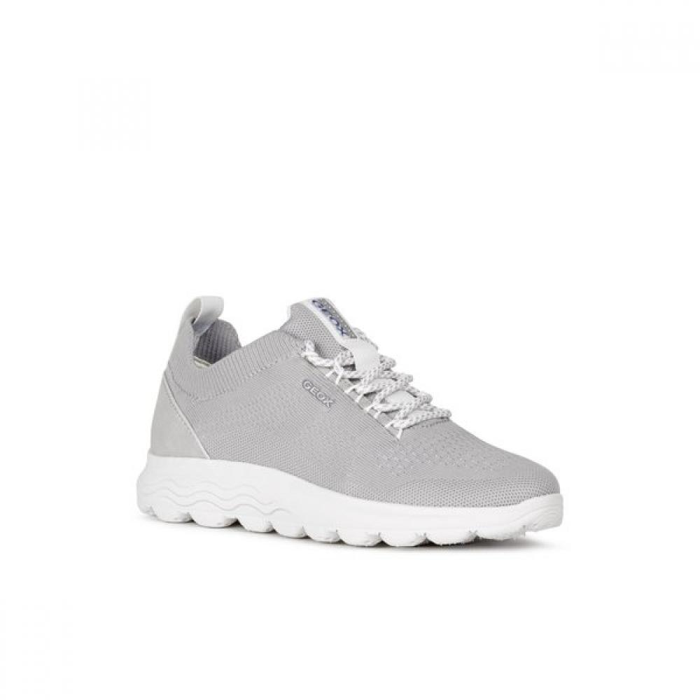 Geox Women S Comfort Knit SneakerS Light Gray w1x5nua1S73