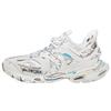 Track 1.0 Lace Up Low Top Chunky Sneakers Women's White Distressed 542436W3SRA9014