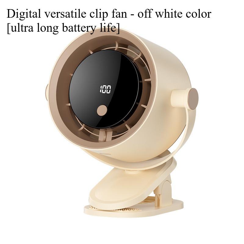 Desk Clip Fan Quiet Mini Cooler USB Rechargeable Portable Air Cooler for Student Dormitory Office Space Compact Silent Ventilato