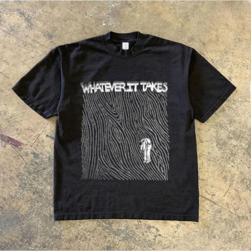 

Make Money for Charity 260G Heavy Weight Pure Cotton! Ribs Ancient American Letters Couple Wear Men s and Women s Loose Black S [260g Heavy weight pure cotton]]