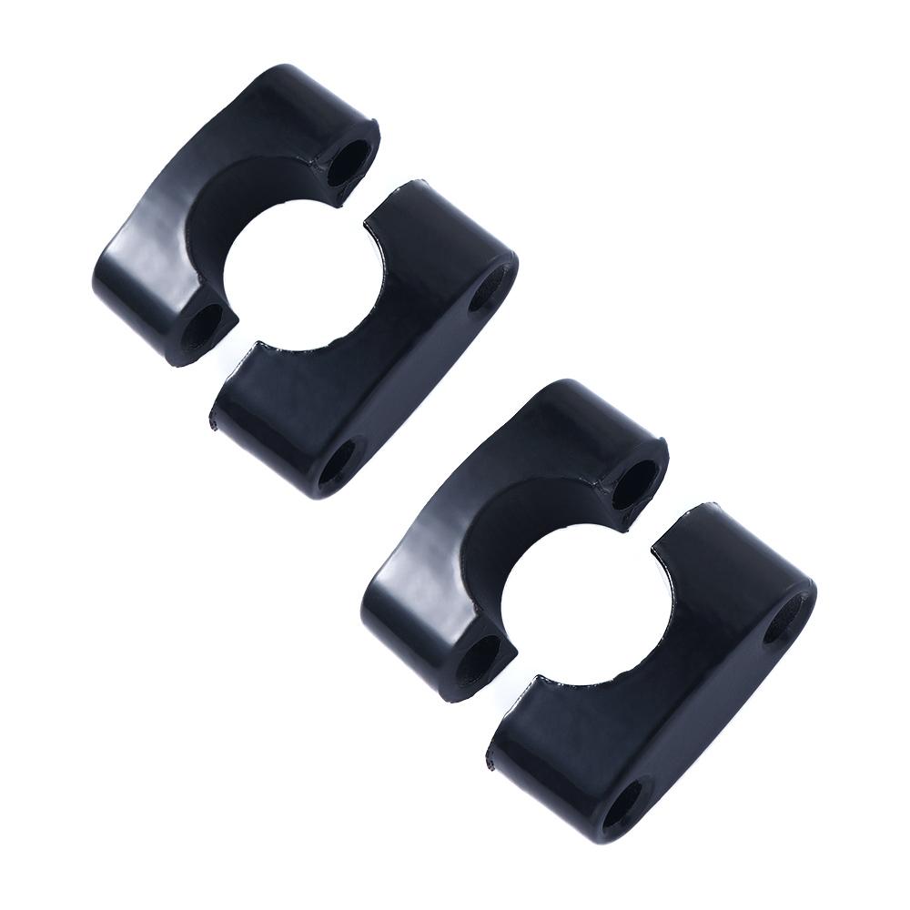 Racing Accessories Black Motorcycle HandleBar Clamp Risers Adapter Riser Mount Clamp Fat Bar Riser