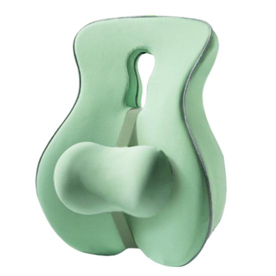 Back Support Cushion Memory Foam Lumbar Support Cushion Chair Back Support with Adjustable Slider for Office Chair Computer Desk Chair