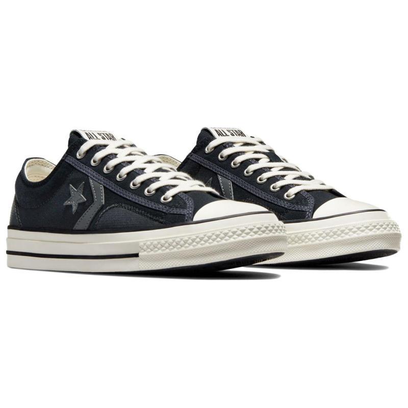 Converse Star Player 76 Simple and Easy to Wear Vintage Low-Top Canvas Shoes Unisex Black
