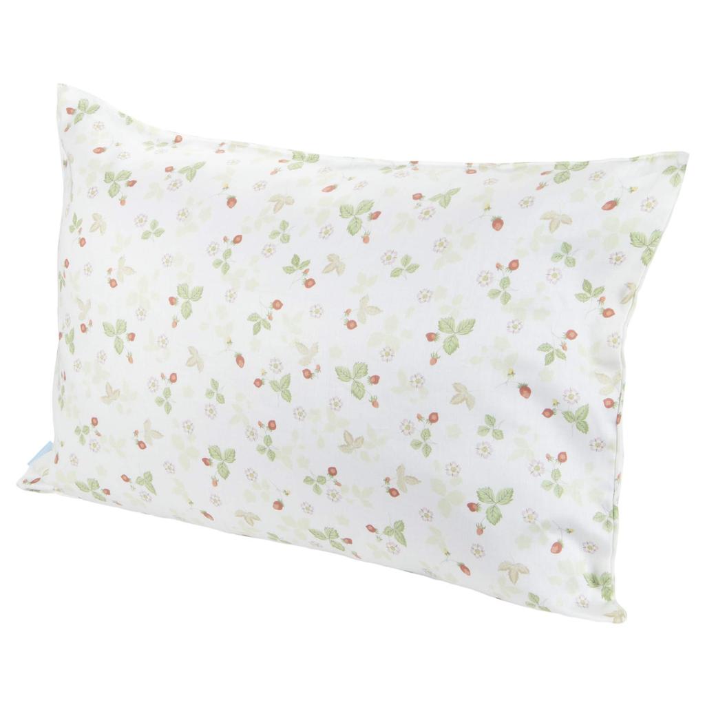 Nishikawa Pillowcase for Pillows 63X43cm In Wedgwood Wild Made In PJ07305679B Size, Strawberry, 100% Cotton, Japan, Blue,