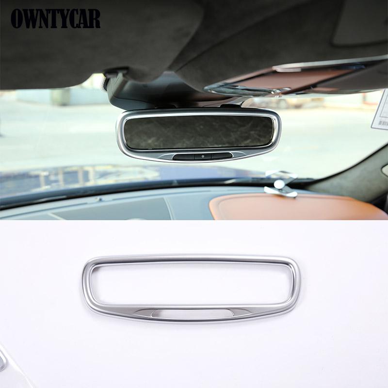 ABS Silver For Maserati Levante 2016-2025 Interior Accessories Car Interior Stickers Gear Shift Panel Cover Trim Stickers