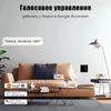 Russian Graffiti WiFi Smart Switch, Single Fire, App-Controlled, Voice-Activated, Glass Panel