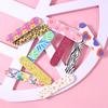 100PCS 9cm Mini Colorful Nail File Double Sided Emery Boards Small Nail File Trimming Tool Manicure Pedicure Tools Wholesale