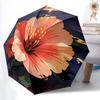 1PC Flower Bloom Automatic Folding Umbrella, Portable & Foldable Design with 8 Ribs, Casual Outdoor Accessory, Umbrella for Windproof82