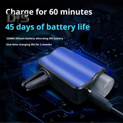 Smart Auto Lufterfrischer Aromatherapie Maschine 3 Modi Einstellbar Auto An/Aus Wiederaufladbare Intelligente Auto Aroma Ätherisches Öl Diffusor