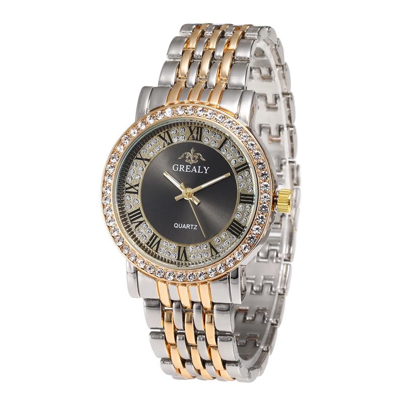 New Fashion Women Watches Stainless Steel Watch Clock Couple Watch Roman Scale Men Wristwatch Relogio Feminino Lovers Gift Watch