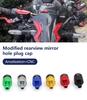 Motorcycle Mirror Hole Plug Screw Bolts For HONDA Hornet NT1100 CBR650R CBR400R CB500 Shadow PCX VFR750 XADV Forza 750 Monkey