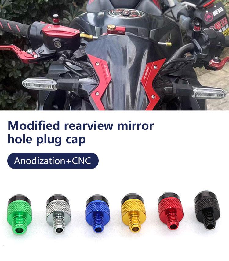 Motorcycle Mirror Hole Plug Screw Bolts For HONDA Hornet NT1100 CBR650R CBR400R CB500 Shadow PCX VFR750 XADV Forza 750 Monkey