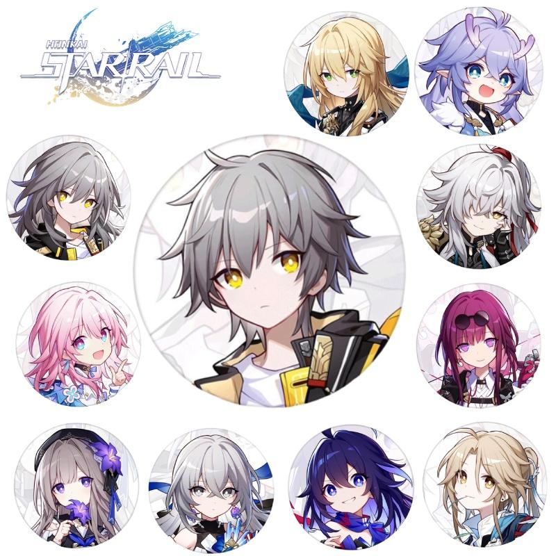 High-quality Honkai Star Rail Metal Badges Choose Your Favorite Character!