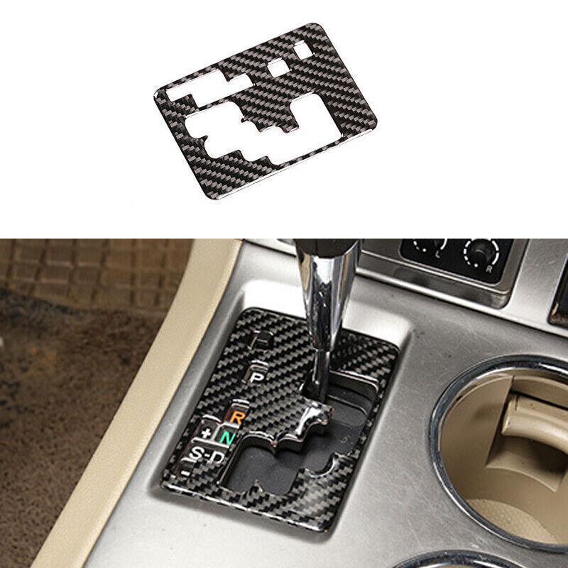 For Toyota Highlander 2009-2014 Real Carbon Fiber Console Gear Shift Cover Trim