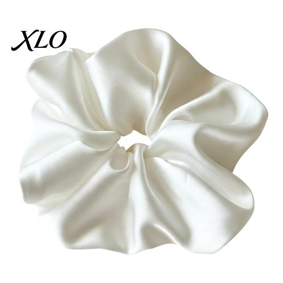 Minimalist Hair Scrunchies for Gifts Satin Scrunchies, High Elasticity Ties Women Girls, Non Slip Band, Elegant Styling Solid Color Ponytail
