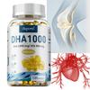 DHA1000 Fish Oil Softgels Dietary Supplement - 1,000 Mg DHA and 500 Mg EPA - Heart and Joint Health