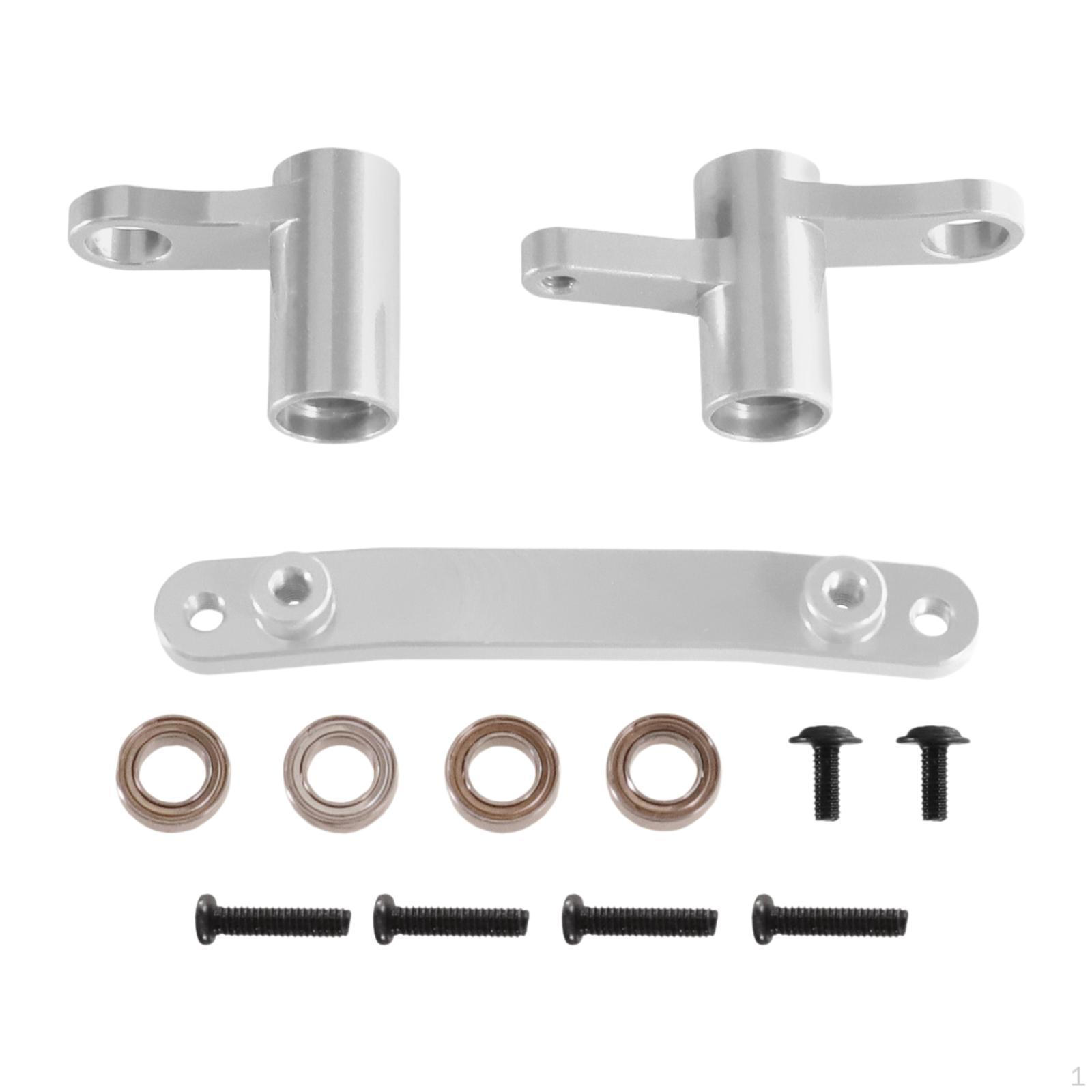 

1/16 Радіокерована машина Рульова збірка Легка установка Аксесуари Запчастини для транспортних засобів Набір для модернізації для срібний