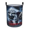 Custom T-Terrifiers Laundry Hamper Large Clothes Storage Basket Halloween Horror Movie Toys Bin Organizer for Boy Girl