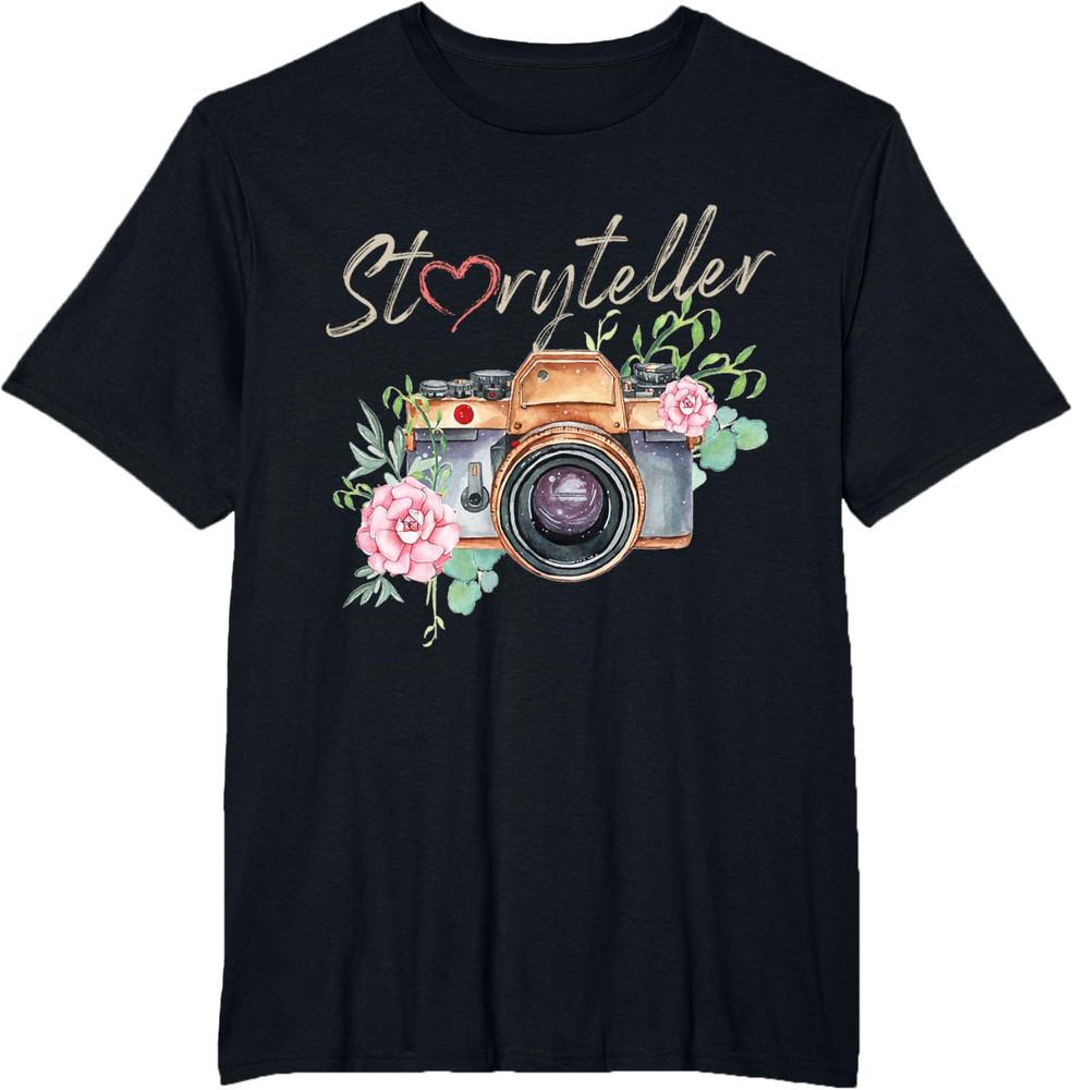 Storyteller Camera Photography Photographer Cameraman Ideas T-Shirt Unisex T-Shirt S