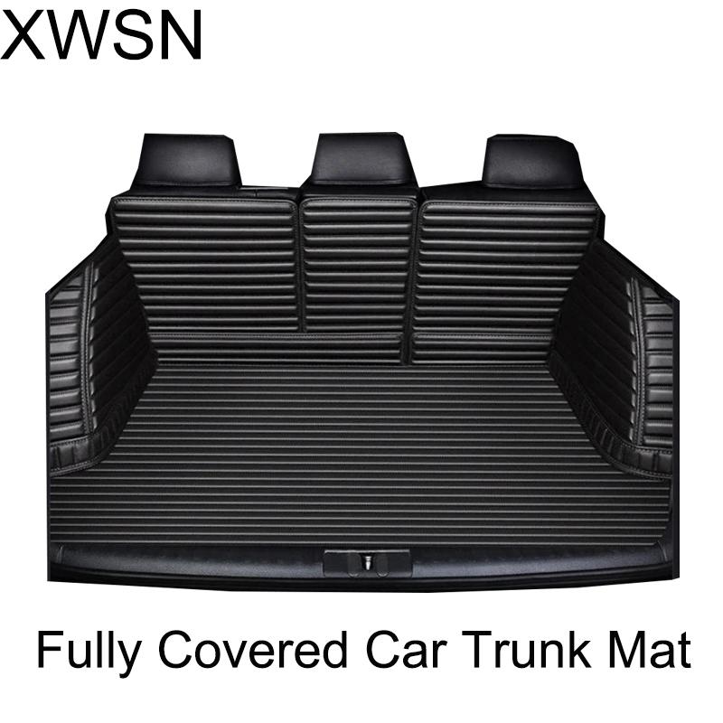 Customized Stripe 5D Full Coverage Car Trunk Mat for Bmw 2 Series F22 F44 F45 F46 G42 Car Accessories Carpet