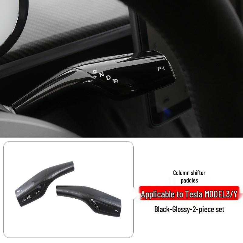 Tesla Model 3/Y Carbon Fiber Interior Console & Steering Wheel Trim