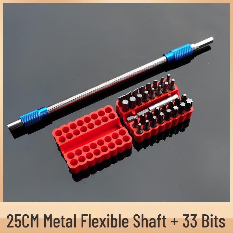 Metal Soft Shaft Bit Extension Multi-Angle Drill Screwdriver Adapter