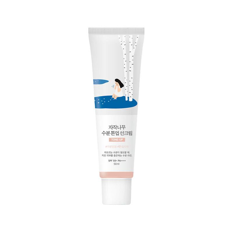 ROUND LAB Crème Solaire Hydratante Tonifiante à la Sève de Bouleau SPF 50+ PA++++ 50ml