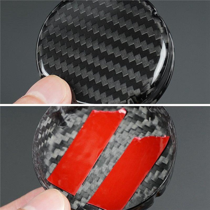 Brake Fluid Reservoir Oil Cap Cover In Real Dry Hard Carbon Fiber For Fiat 500 500C 08-24 For Abarth 595 695 2012-2024