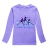 Camiseta Infantil KPop Demon Hunters Huntrix Moda Dibujos Animados Ropa Casual Juventud Suelta Cuello Redondo Camisetas Niñas Niños Mangas Largas