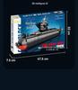 Nuclear Submarine Compatible Building Blocks Playset for Kids