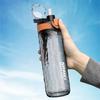 Summer Sport Water Bottles with Straw, Tritan Cup, One Click Open Water Bottle with Handle, Outdoor Portable Drinking Bottles