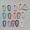 Herzförmiges Karabiner-Schlüsselanhänger-Set mit Federhakenringen
