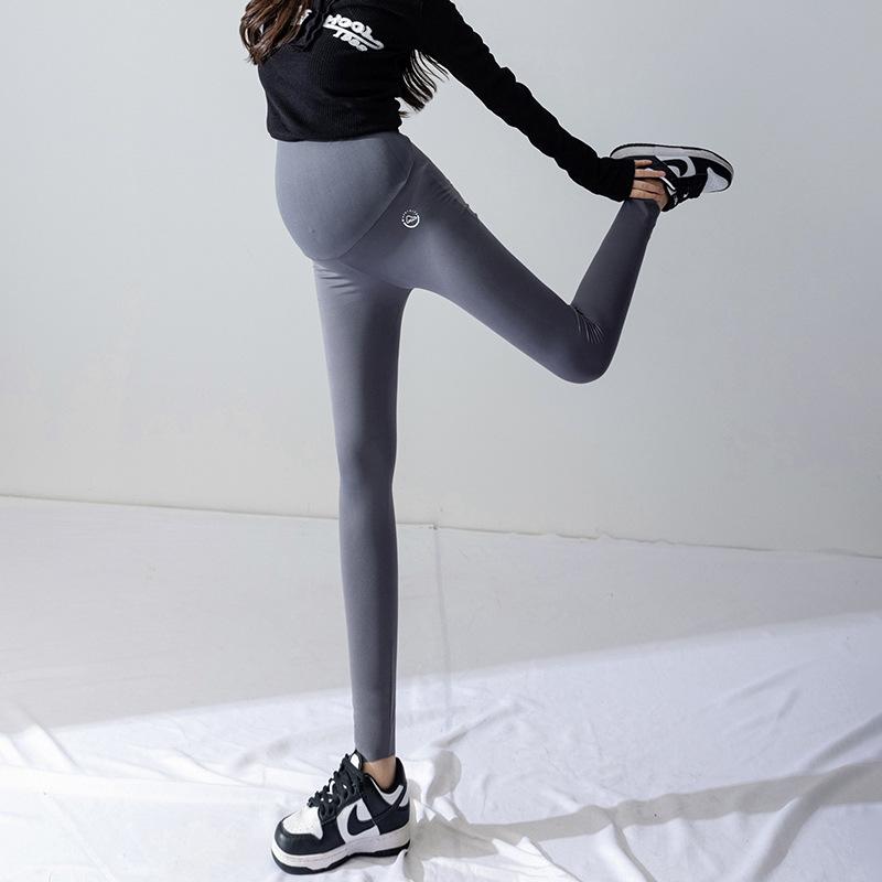 

Одежда для беременных весна и осень, зимняя бархатная, маленькие штаны для йоги Барби с акулой, осенне-зимние бесшовные леггинсы для беременных XXL