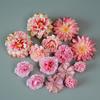 Silk Cloth Flower Wall Decorations for Weddings and Parties