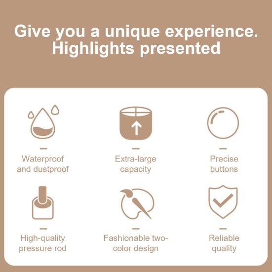 Makeup Brush Holder with Dustproof Cover Large Capacity Four Compartments Design Multipurpose Cosmetic Brush Organizer