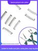 Spring-loaded Diagonal Cutting Pliers: 4, 5, 6, 7 inch with Small Compression Spring, Ideal for Circlip & Pressure Shrink Tasks.