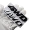 CMQW3 3D Metal 4WD Logo Car Rear Trunk Fender Emblem Badge Sticker for Hyundai IX25 IX35 Tucson Santafe