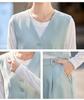 2025 Spring/Summer Women's Fashion Vest Set: Elegant, Slimming, Age-Defying Three-Piece Outfit for Young Mothers