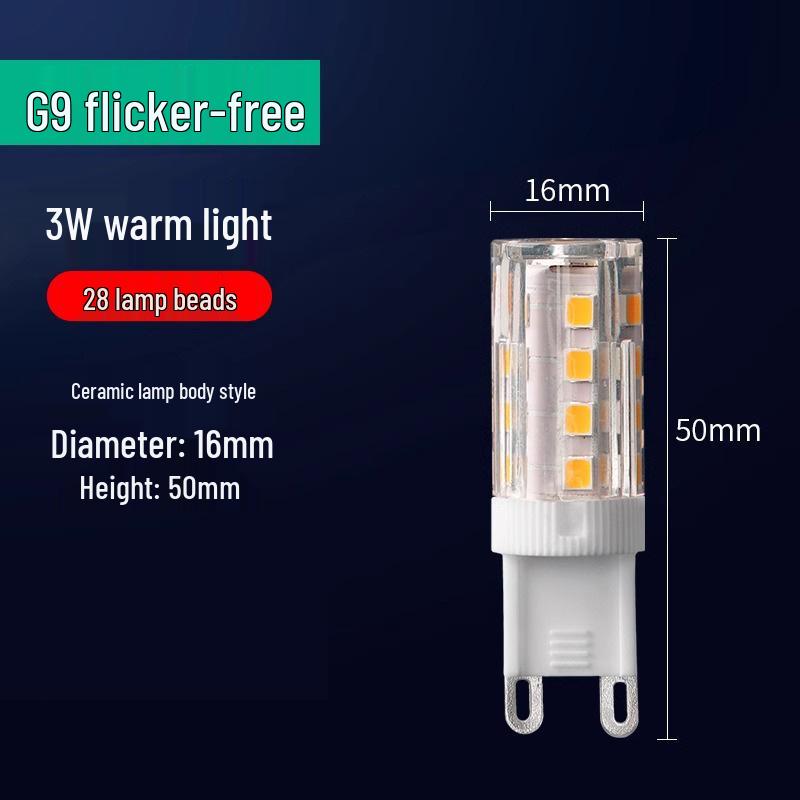 G9 LED Corn Light Bulb, Energy-Saving Halogen Replacement, 220V Low-Voltage, G4 Pin Lamp Beads