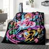 Sakura Kinomoto Print Flannel Blanket High Quality Warm Comfortable Cover for All Seasons Perfect for Gifts Home Decor