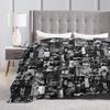 Adele Alternative Poster Blanket  Warm Novelty Plush Throw Blanket For Couch Chair Travel Office Flannel Bedspread Bed Cover