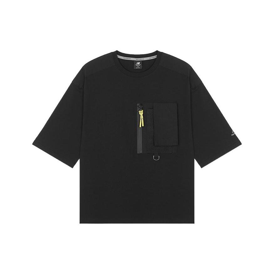New Balance Casual Fashion Tee Asia Sizing Black Men s AMT21371-BK M